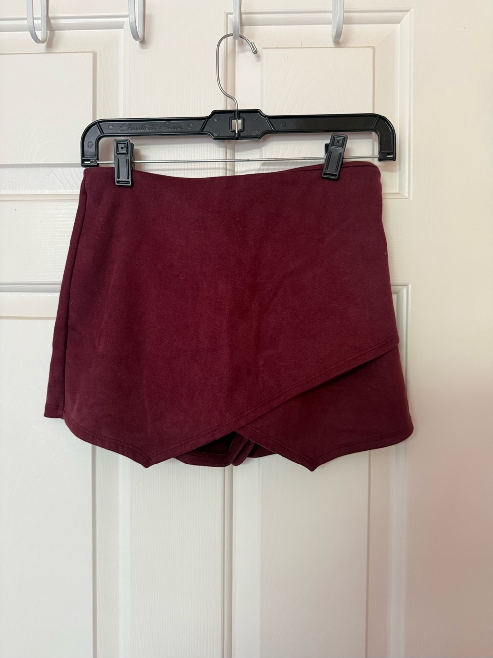 Women’s Maroon Wrapped Skort Shorts